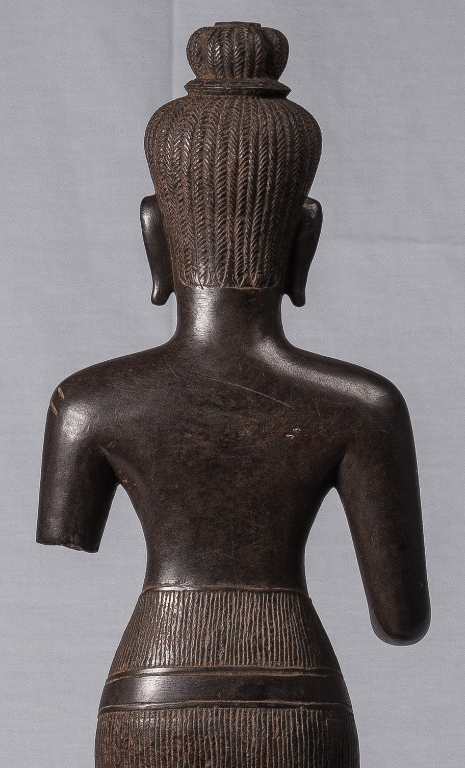 Estatua de Lakshmi - Stone de estilo Baphuon antiguo Lakshmi / Devi consorte de Vishnu Torso - 78 cm / 31 "