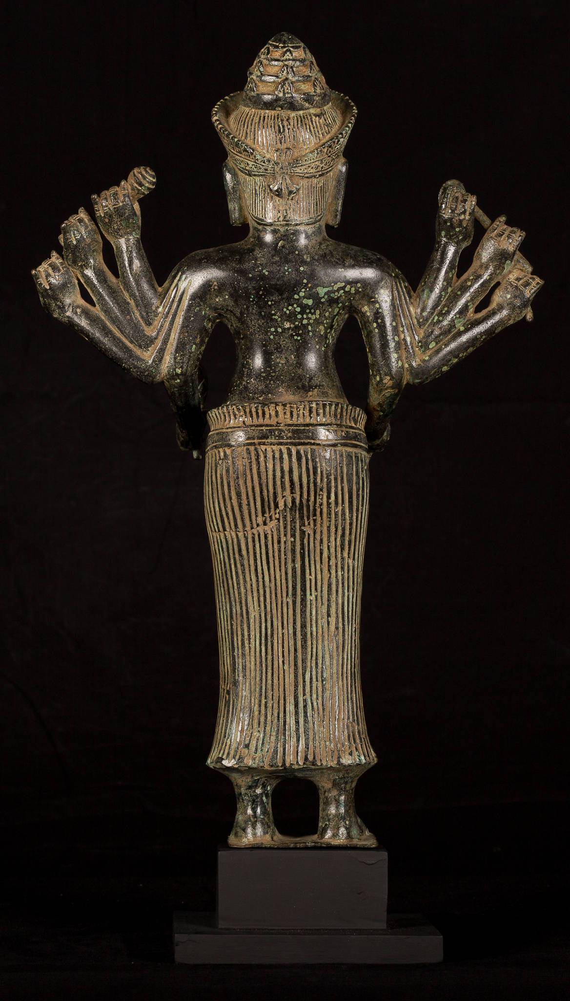 Estado antiguo de Khmer Koh Ker Durga Mahishasuramardini- 54cm/22 "