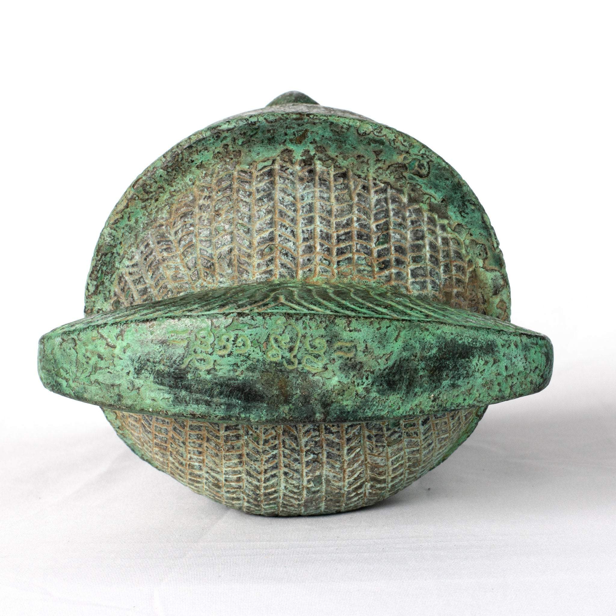 Antique Khmer Style Bronzo Lakshmi o Devi/Divina Head - 24 cm/10 "