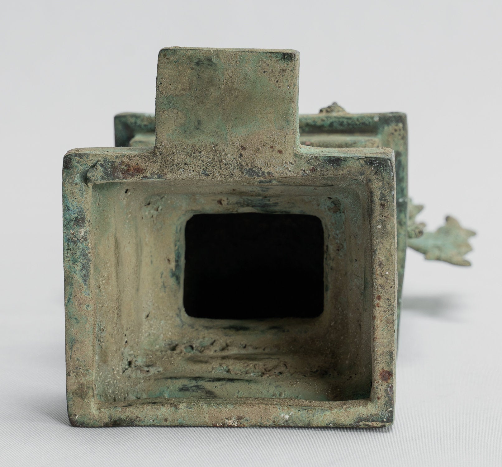 Buddha Statue-Antike Indonesische Stil Bronze sitzend javanische Lehr Buddha Statue -26cm/10 "