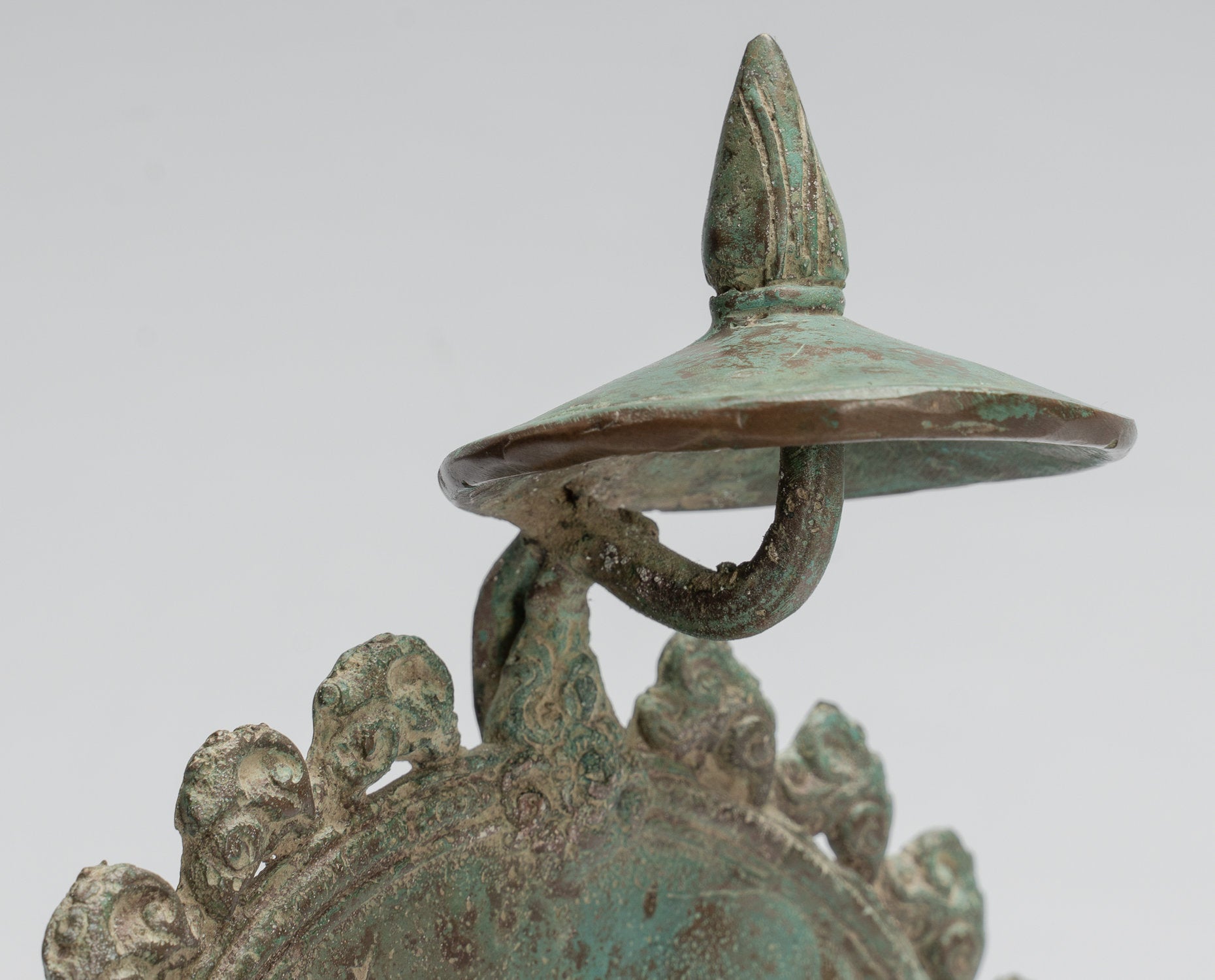 Statue de Ganesha - ancienne statue de Ganesha indonésienne en bronze de style javanais - 30 cm / 12 pouces