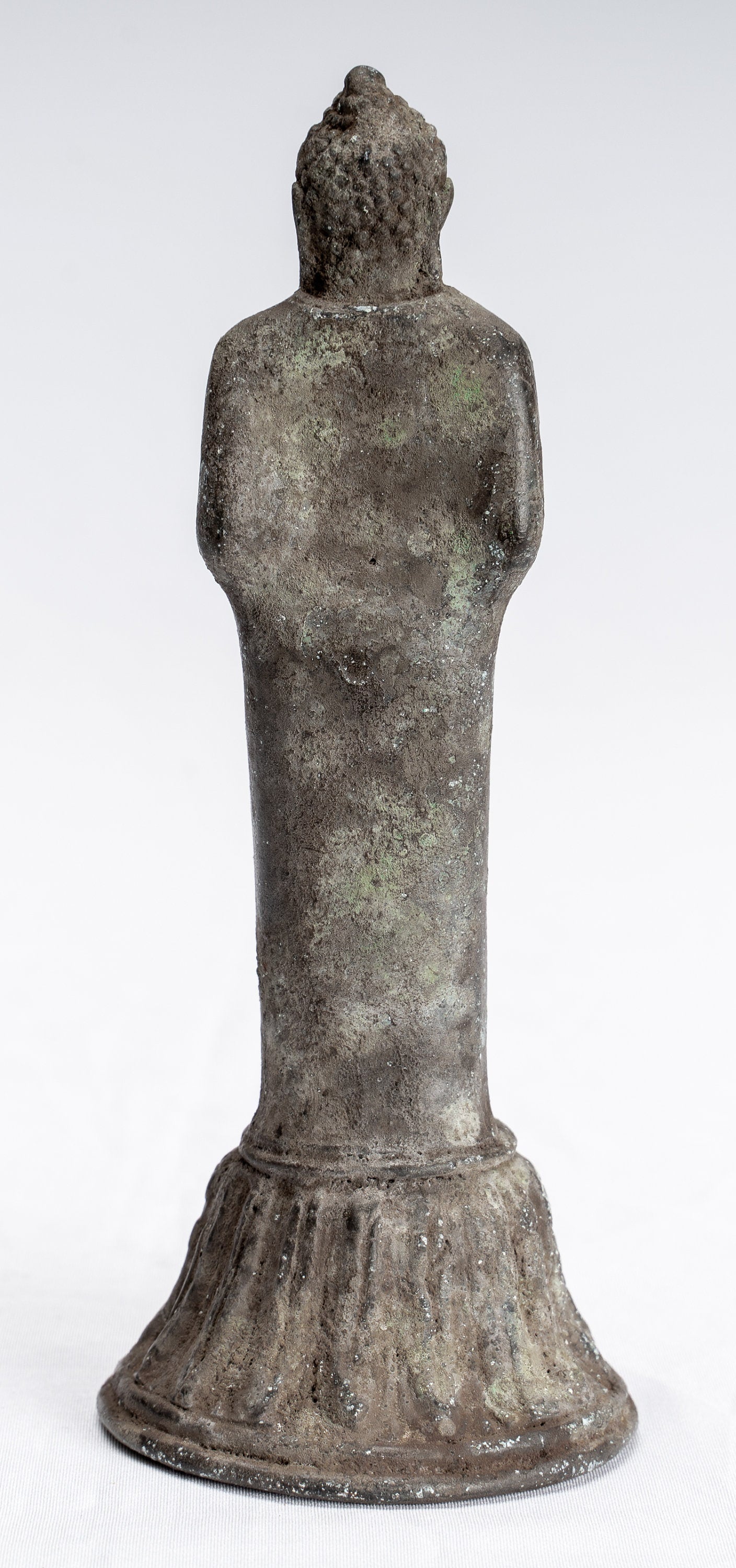 Buddha Statue mit Antiker indonesischer Stil Stehende Bronze Javanesische Anbetung Buddha mit 16cm/6"