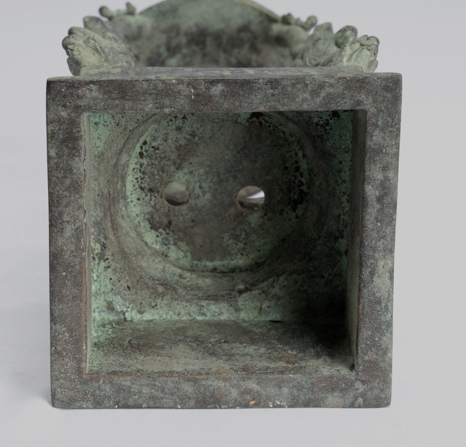 Estatua de Tara - Estatua de Bronce Devi Tara de bronce de bronce sentado de Majapahit de Java - 22cm/9 "