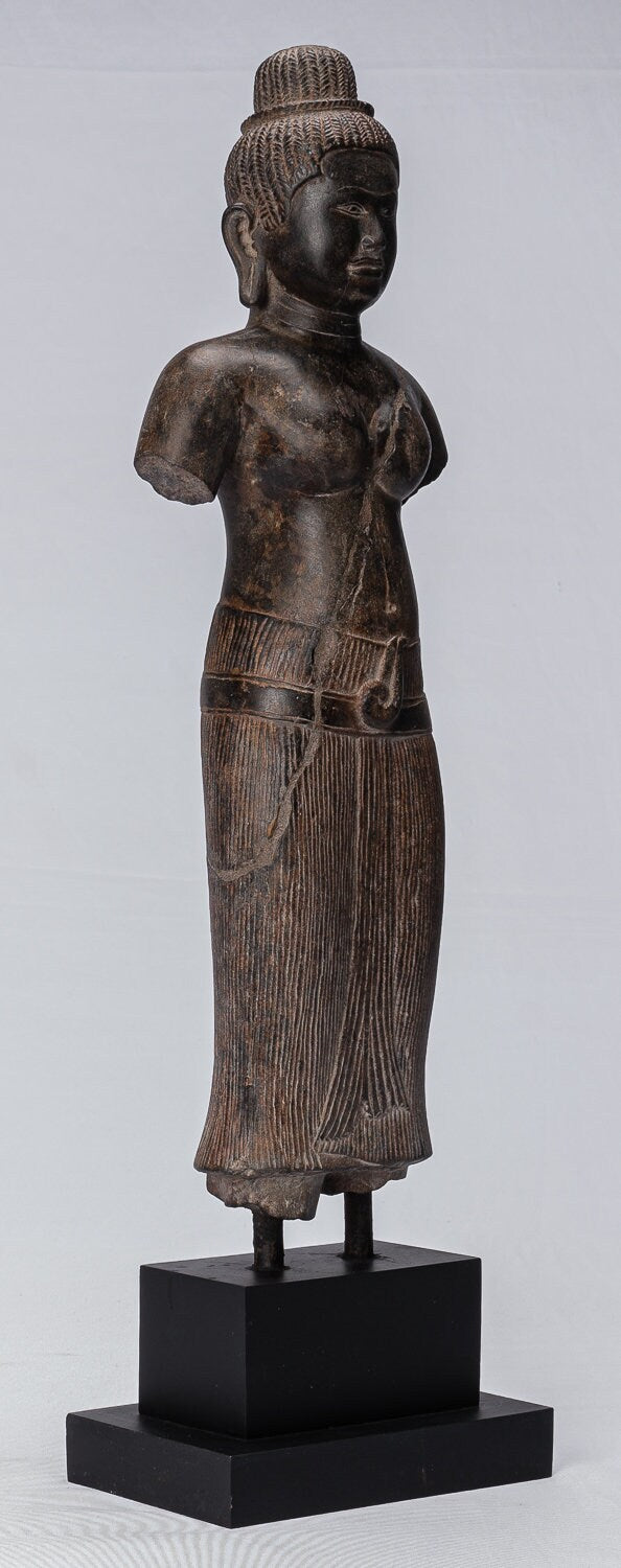 Estatua de Lakshmi - Estatua de estilo Baphuon antiguo de Baphuon de la estatua Vishnu - 55cm / 22 "