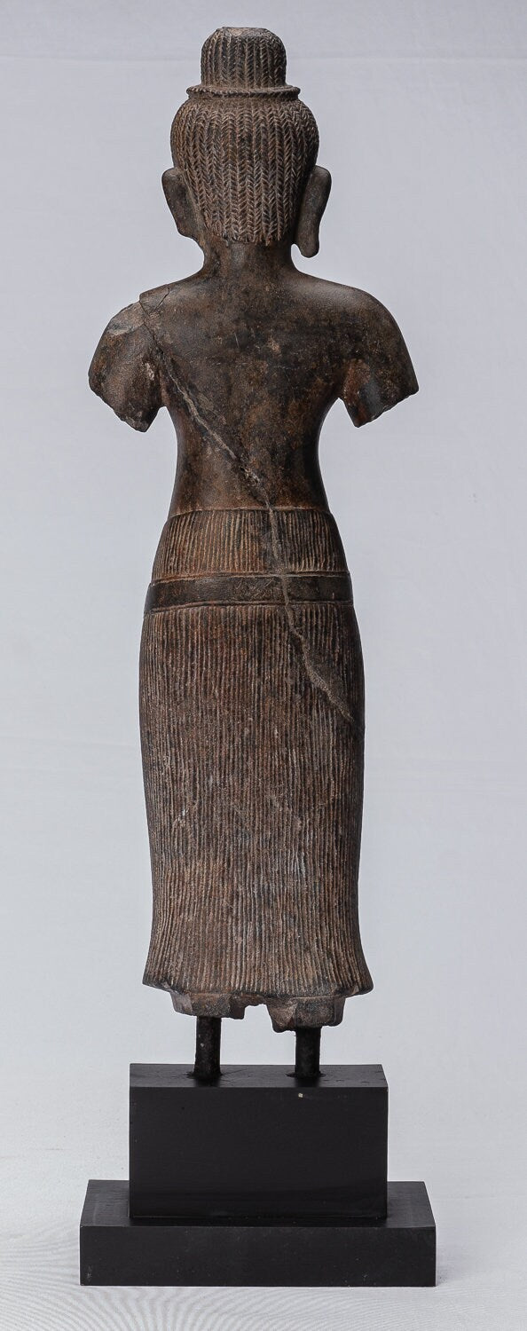 Estatua de Lakshmi - Estatua de estilo Baphuon antiguo de Baphuon de la estatua Vishnu - 55cm / 22 "