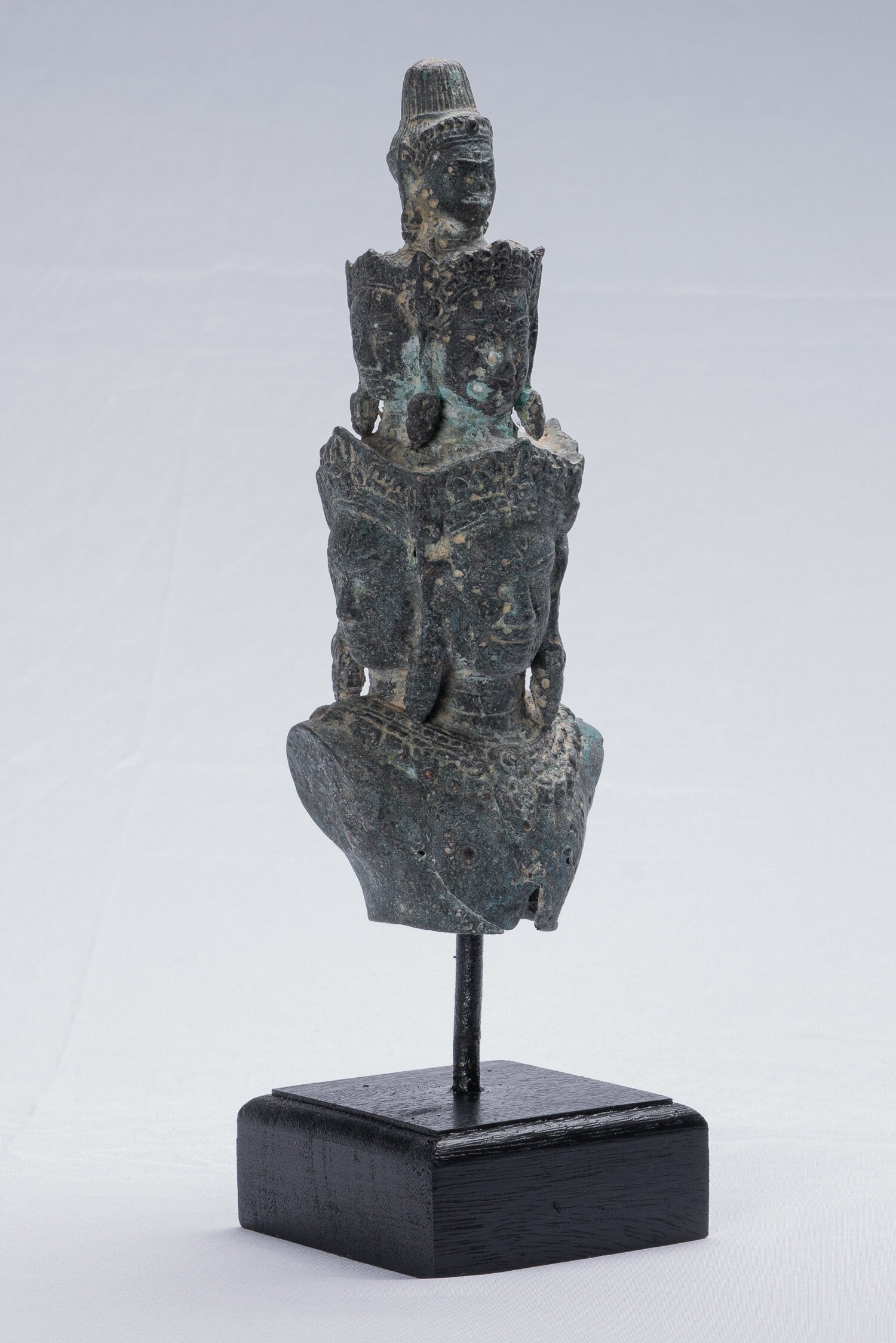 Bodhisattva – Hevajra-Statue aus Bronze im antiken Baphuon-Stil – 34 cm.