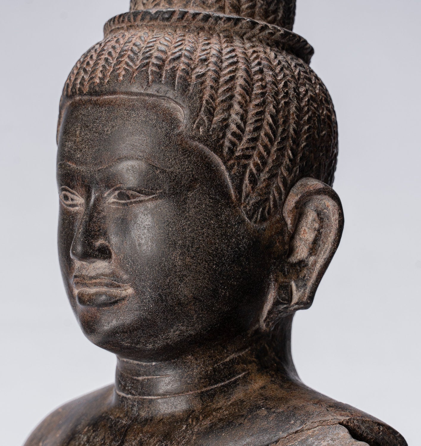 Estatua de Lakshmi - Estatua de estilo Baphuon antiguo de Baphuon de la estatua Vishnu - 55cm / 22 "