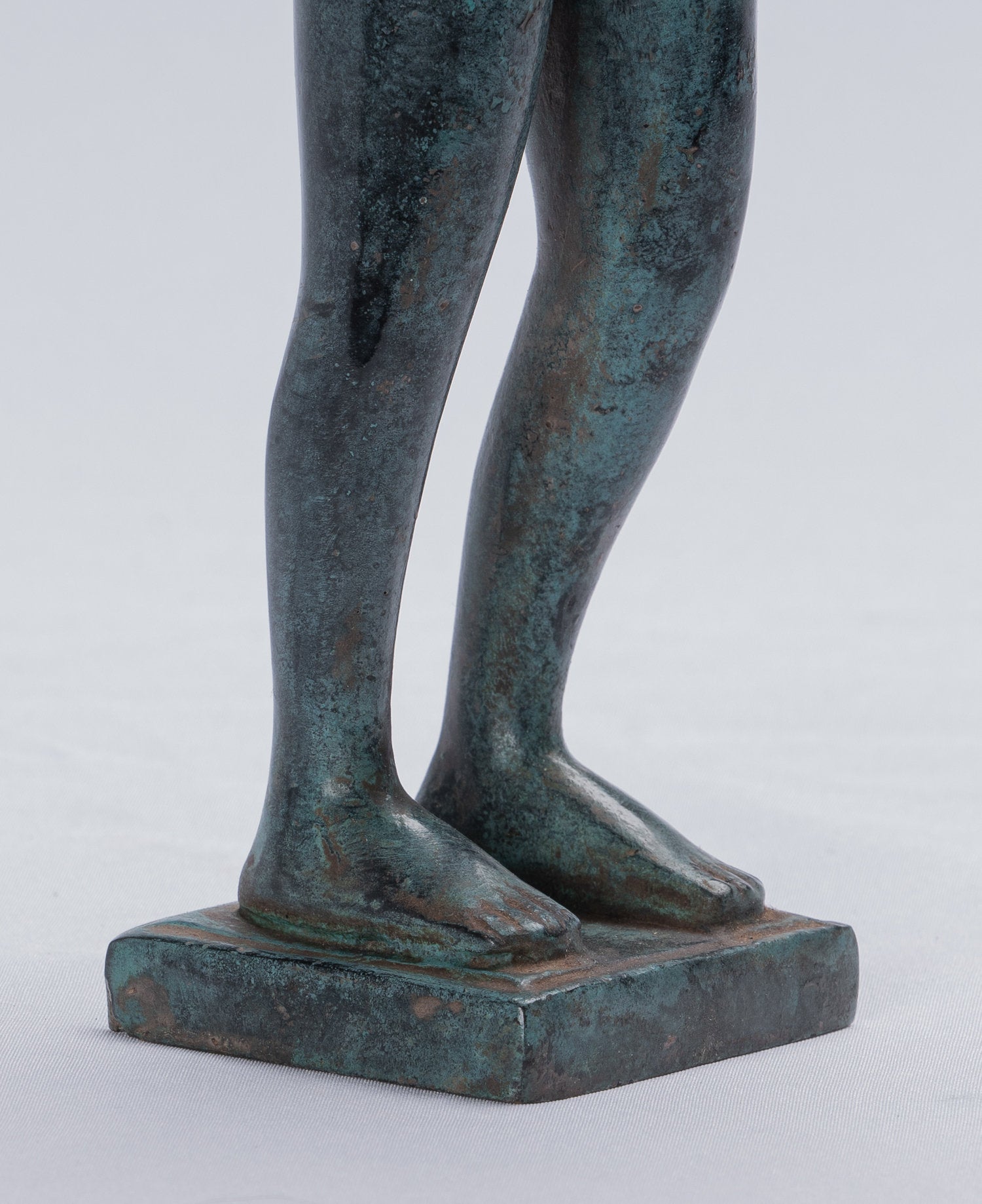 Lokeshvara Sculpture - Antique Bayon Style Bronze Khmer Lokeshvara Statue - 33cm/13"